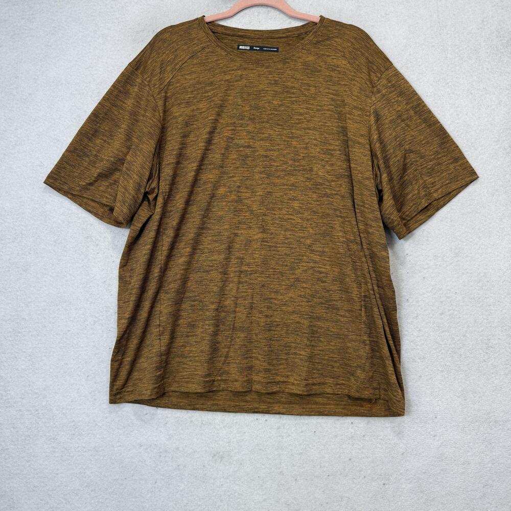 REI Co-op Shirt Mens XL Brown Short Sleeve Lightweight Hiking Tagless Top